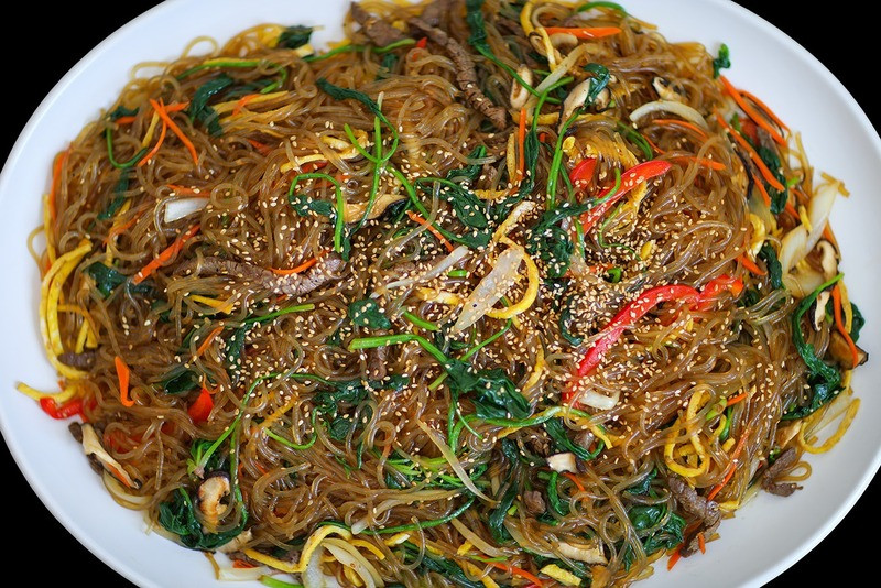 Món Japchae 